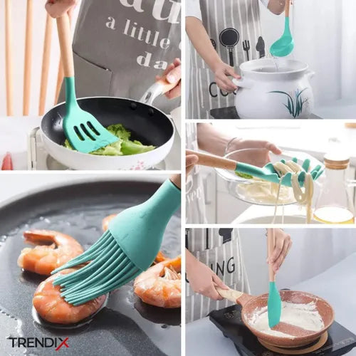 Kit de Utensilios Higiénicos Silicona x12