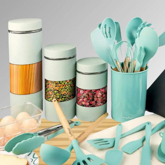 Kit de Utensilios Higiénicos Silicona x12