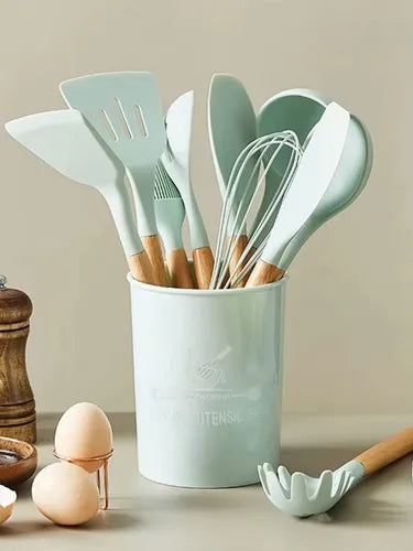 Kit de Utensilios Higiénicos Silicona x12